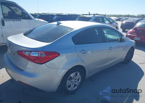 2016 Kia Forte Lx из США, поврежденный, VIN KNAFK4A6XG5543347